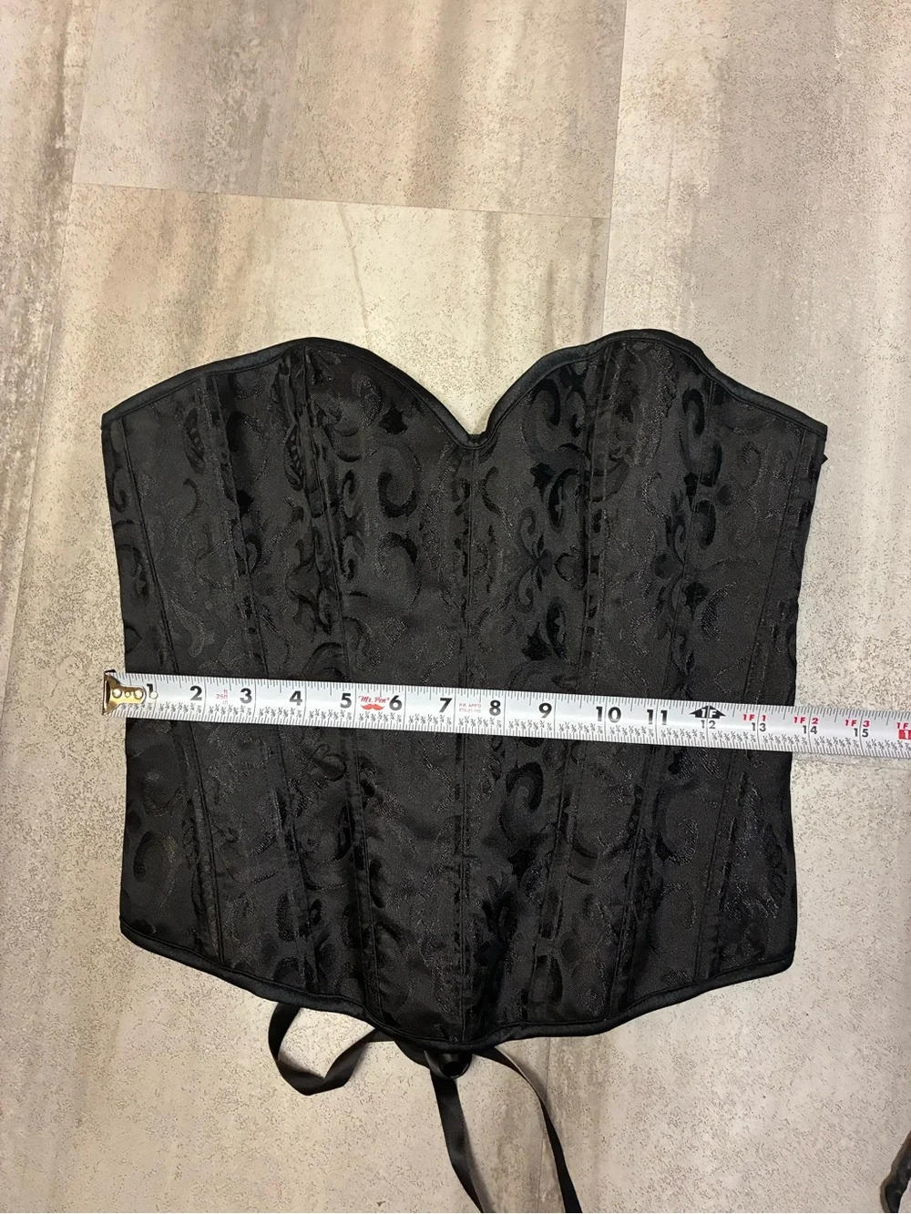 Strapless Black Corset size M